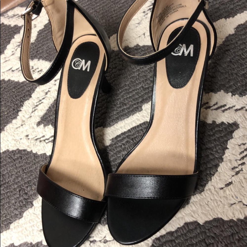 black heels